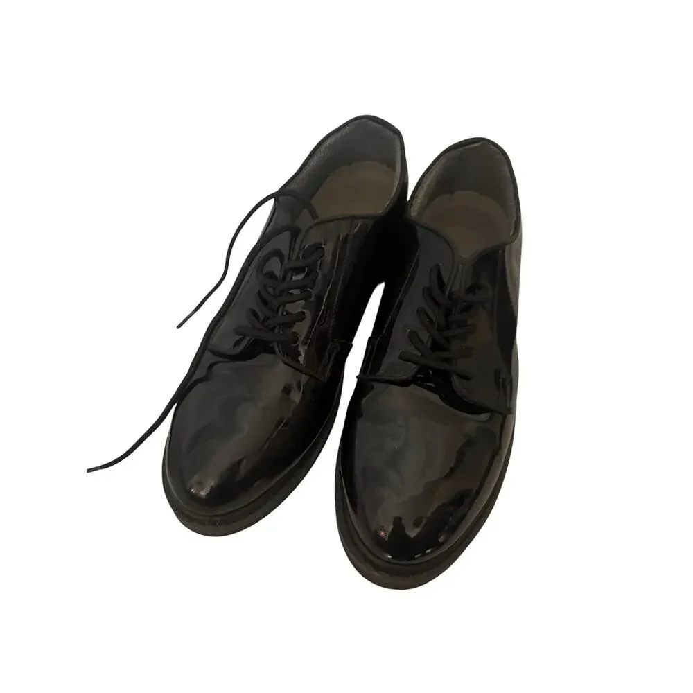 Rothco Hi Gloss Oxford Shoes Mens 9R Black Military Uniform Dress
